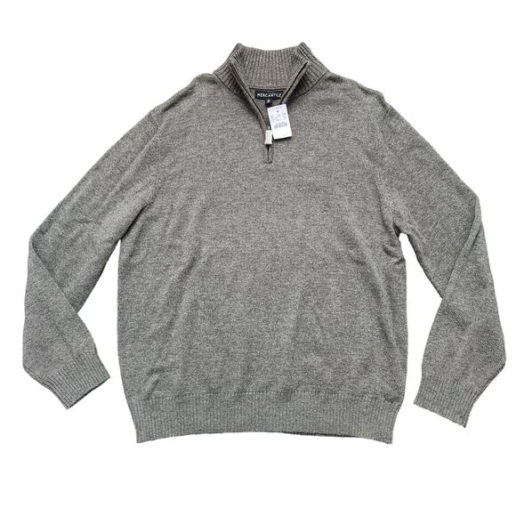 NWT J Crew Mercantile Quarter Zip Pullover Sweater Size XL - Picture 1 of 4